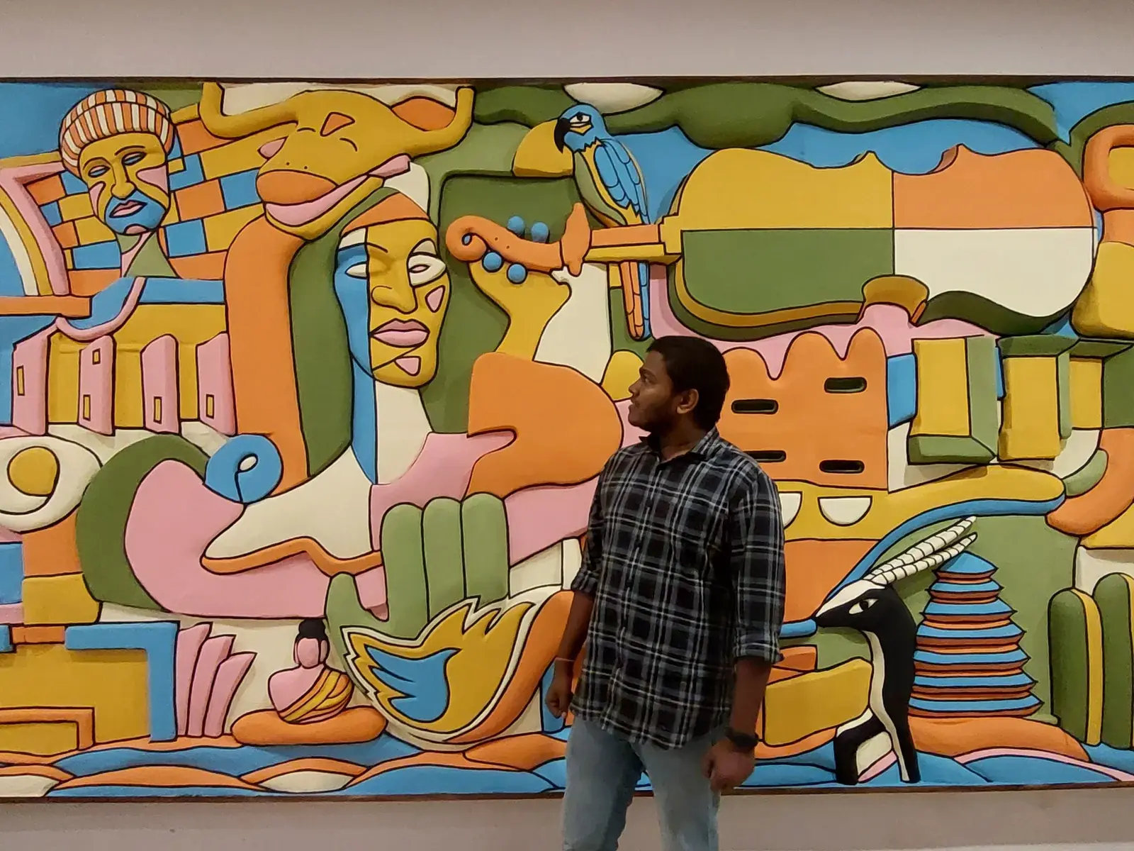 Chandigarh Abstract Mural — SECTOR 36, CHANDIGARH