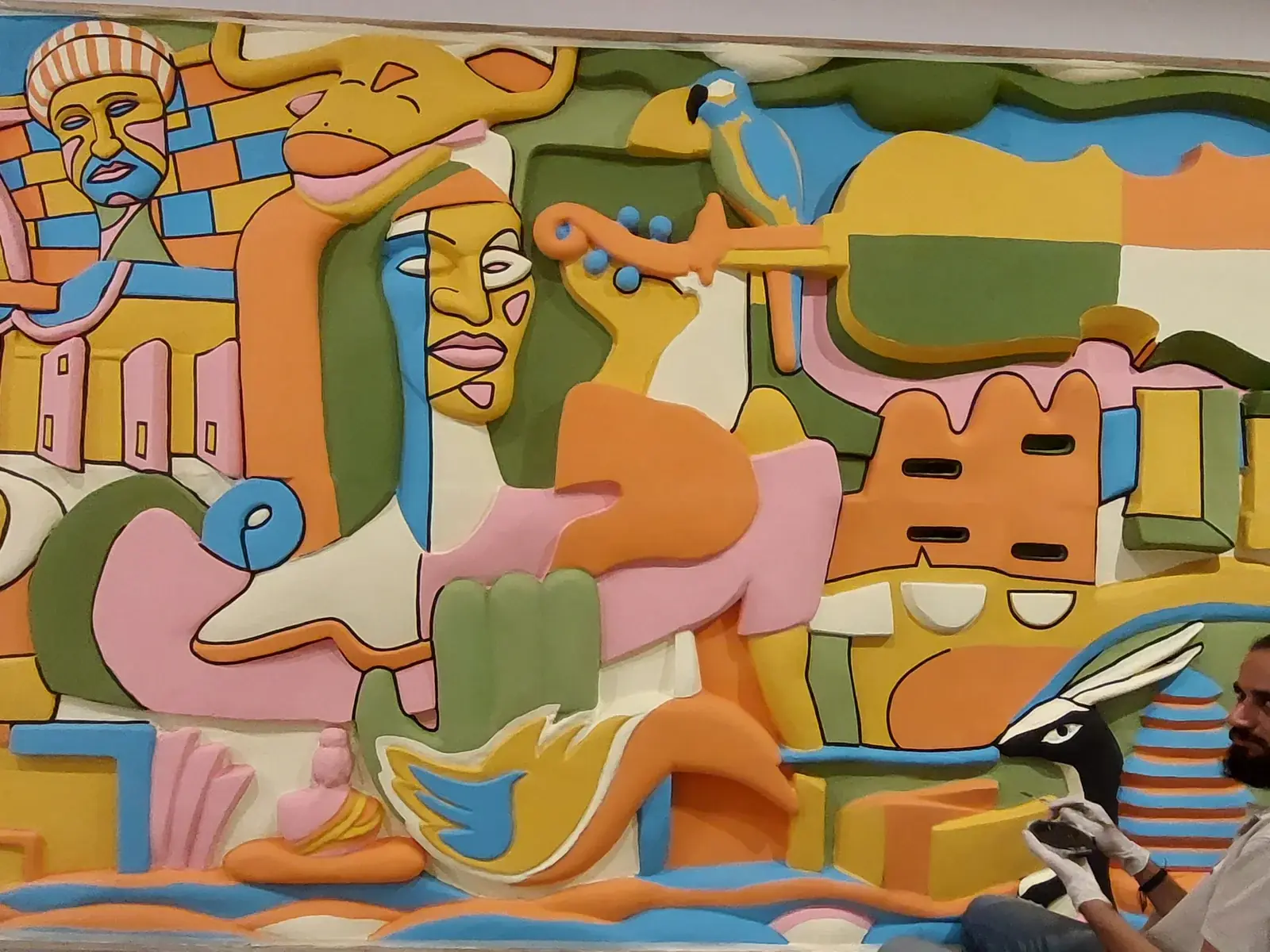 Chandigarh Abstract Mural — SECTOR 36, CHANDIGARH