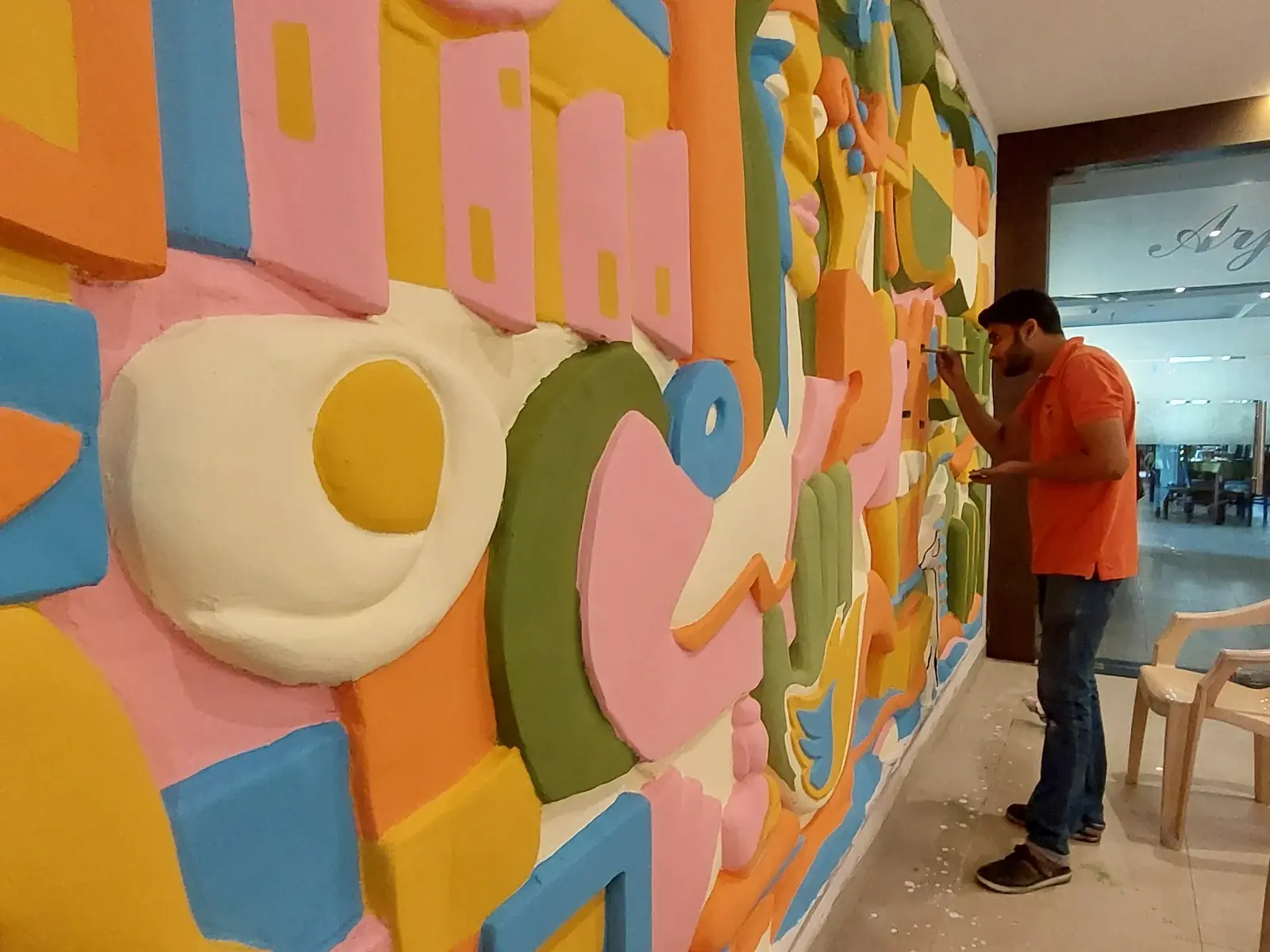Chandigarh Abstract Mural — SECTOR 36, CHANDIGARH