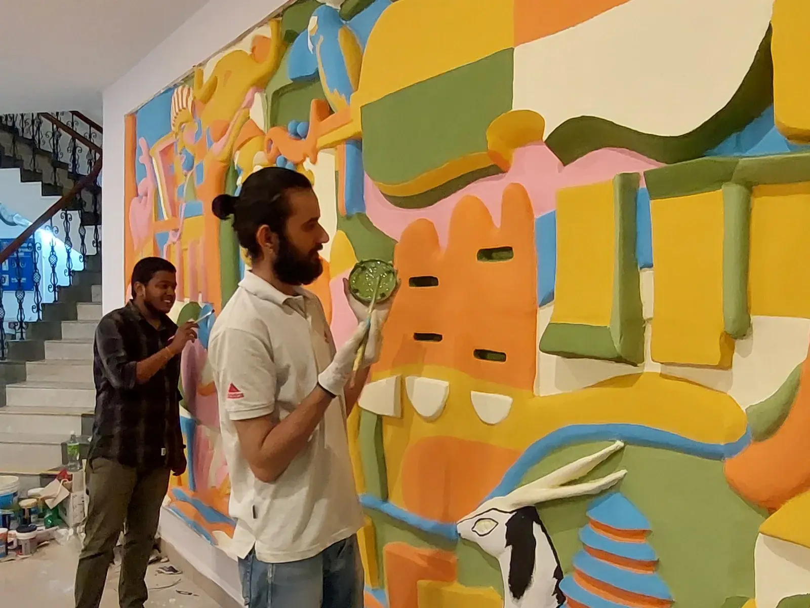 Chandigarh Abstract Mural — SECTOR 36, CHANDIGARH
