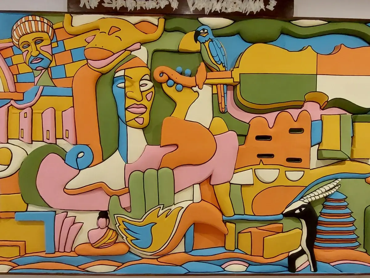 Chandigarh abstract mural